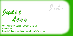 judit less business card